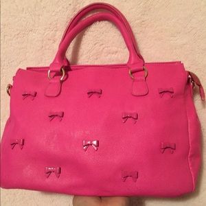Betsey Johnson Bow Purse Pink
